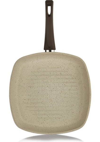 Profuse Yanmaz Yapışmaz Kare Grill Tava 28CM-KREM