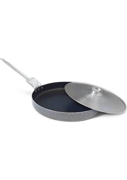 Karadeniz Balık ve Börek Tavası 32 cm Alüminyum Kapaklı