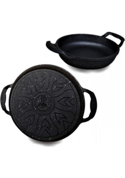 Akpa Döküm Granit 3lü Kapaksız Sahan Seti 18-20-22CM fiyatları