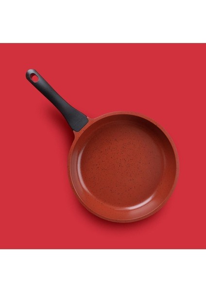 Alüminyum Granit Döküm Red Diamond Serisi 20 cm Sahan & 26 cm Tava Seti