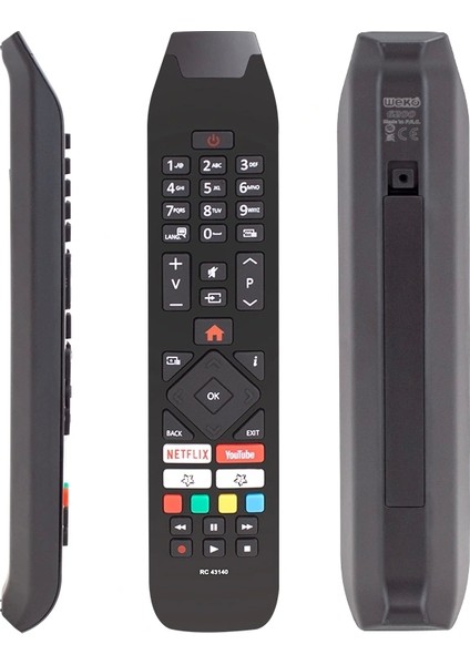 Vestel Rc 43140 H0297A Netflıx-Youtube Tuşlu Tv Kumanda