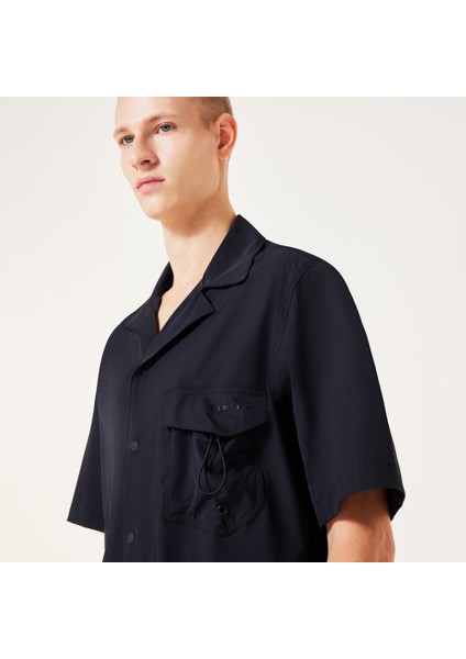 Cuban Collar Erkek Kısa Kollu Gömlek