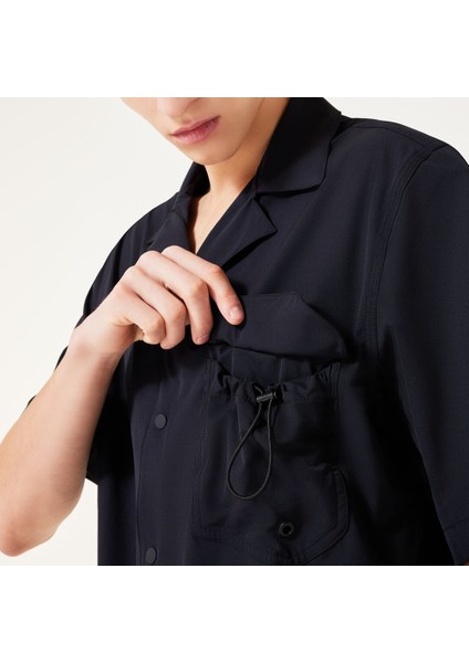 Cuban Collar Erkek Kısa Kollu Gömlek