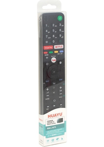 Huayu Kl Sony RM-L1675 Netflıx-Youtube-Google Play Tuşlu Lcd-Led Tv Kumanda Blisterli fiyatları