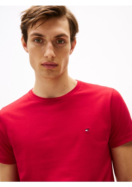 Tommy Hılfıger Stretch Slım Fıt Tee T-Shirt fırsatları