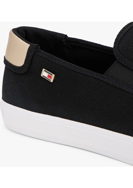 Tommy Hılfıger Vulc Canvas Slıp-On Sneaker Sneaker