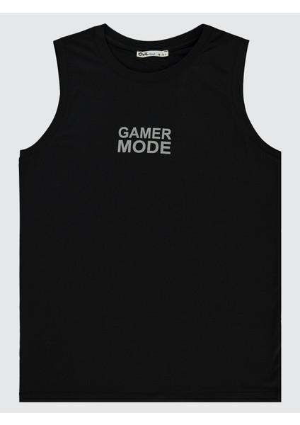 Erkek Çocuk Tişört 10-13 Yaş Siyah