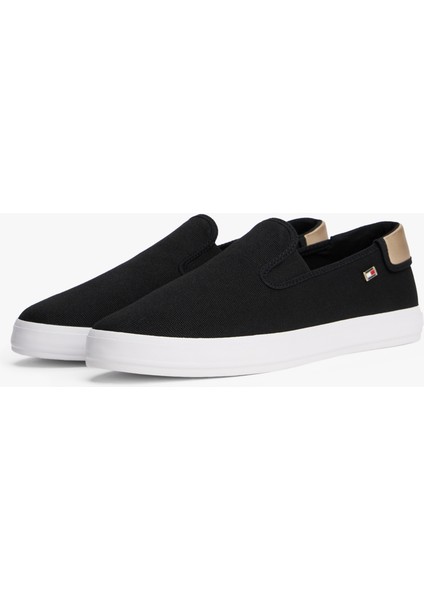 Tommy Hılfıger Vulc Canvas Slıp-On Sneaker Sneaker
