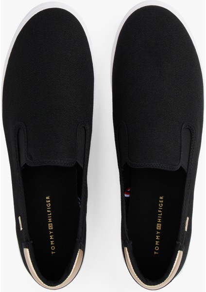 Tommy Hılfıger Vulc Canvas Slıp-On Sneaker Sneaker