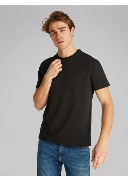 Calvın Kleın Ss Smooth Cttn Solıd Crewnk Tee T-Shirt