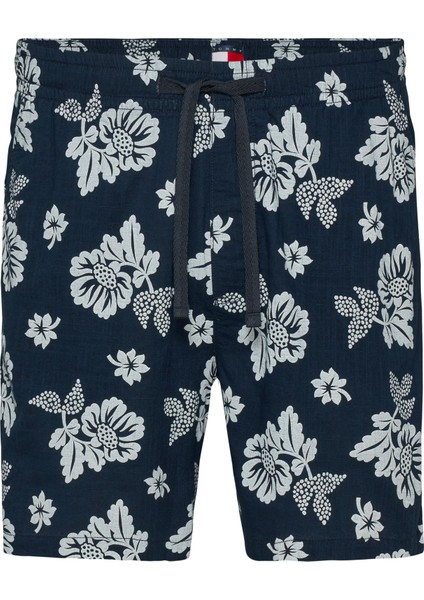 Tommy Hılfıger Tjm Slub Aop Beach Short Ext Şort