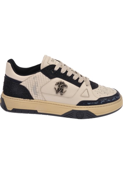 Beyaz - Mavi Erkek Sneaker 27769