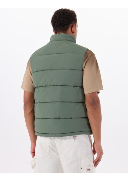 Z5RL00WGTN0G8AW Rohan Quılted Vest Yeşil Standart Desenli Erkek Yelek indirimleri