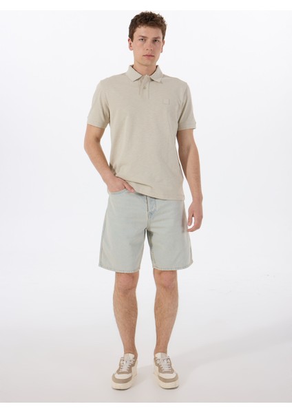 Bej Erkek Polo T-Shirt Pe_linenlogo fiyatları