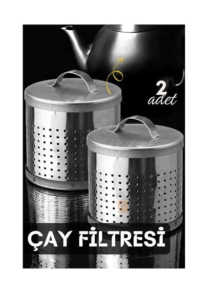 Modacar Çay Filtresi Bitki Çayı Filtresi Metal