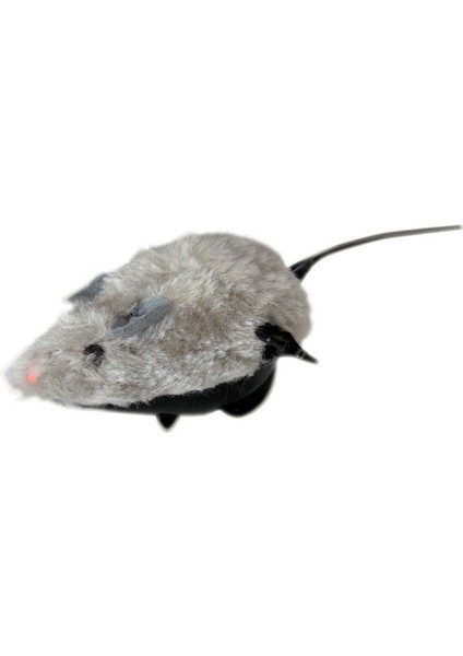 Kurmalı Peluş Fare 8x5,3x4.8 cm Bstmy