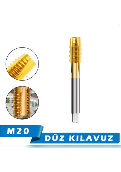 M20 Düz Kılavuz Tin Kaplı