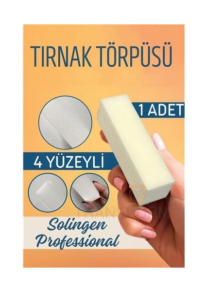Tırnak Törpü 4 Yüzey Blok Sünger Professional