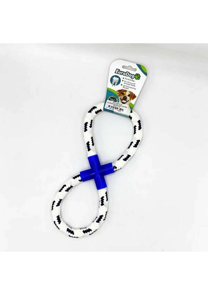 Diş Ipi Halka Sekiz Şekil Mavi Beyaz 25 cm Bstmy