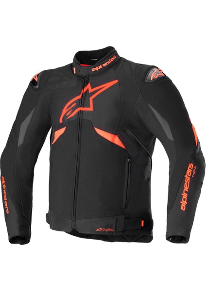 T-Gp R V3 Drystar Korumalı Motosiklet Montu Siyah Kırmızı