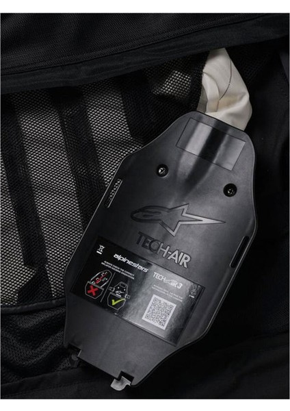 Tech-Air 3 V2 Kanvas System Airbag Yelek Siyah indirimleri
