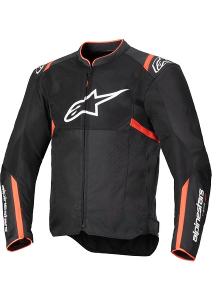 T-Sps Air V2 Korumalı Motosiklet Montu Siyah Kırmızı