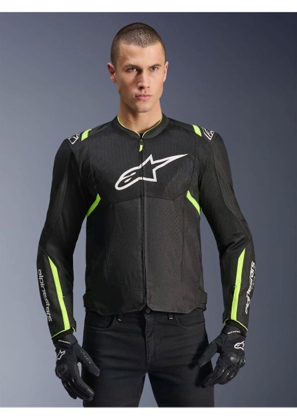 T-Sps Air V2 Korumalı Motosiklet Montu Siyah Sarı modelleri