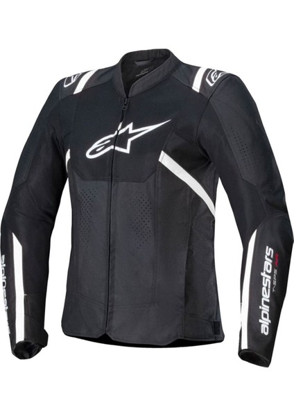 Stella T-Sps Air V2 Korumalı Kadın Motosiklet Montu Siyah Beyaz