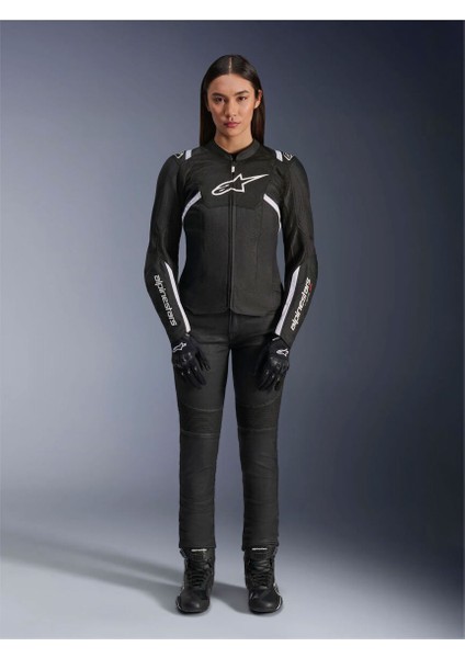 Stella T-Sps Air V2 Korumalı Kadın Motosiklet Montu Siyah Beyaz fiyatları