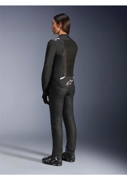 Stella T-Sps Air V2 Korumalı Kadın Motosiklet Montu Siyah Beyaz indirimleri