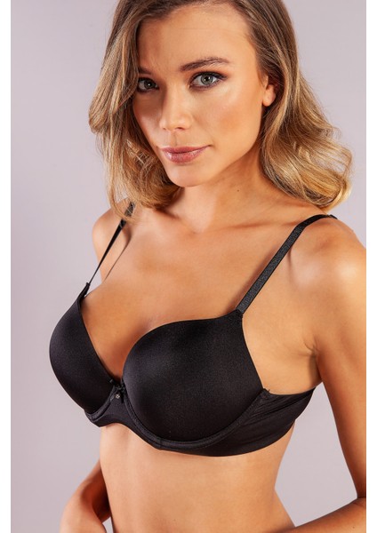 Garabina Foam Cup Push Up Bra, Siyah Konforlu ve Şık Sütyen