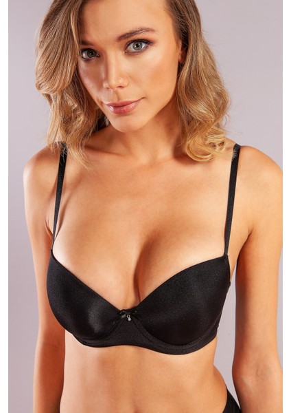 Garabina Foam Cup Push Up Bra, Siyah Konforlu ve Şık Sütyen
