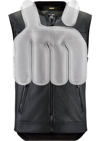 Tech-Air 3 V2 Deri System Airbag Yelek Siyah fırsatları
