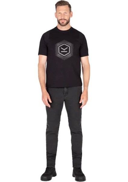 Colton Slim Korumalı Denim Motosiklet Pantolonu (Kısa Bacak) Koyu Gri fiyatları