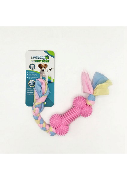 Puppy Toys Pembe Kemik Diş Kaşıma Oyuncağı Bstmy