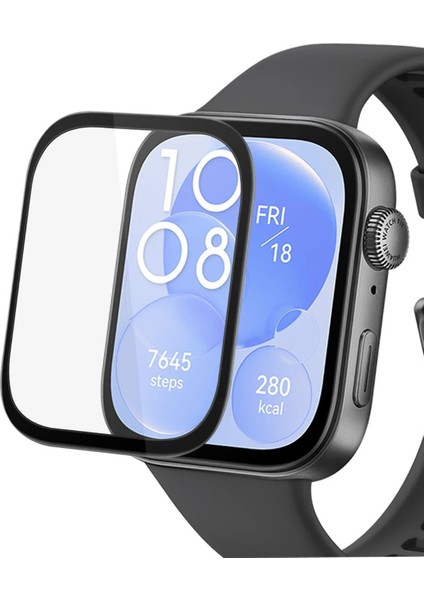 Huawei Watch Fit 3 Polymer Nano Ekran Koruyucu - Şeffaf Ynsmr