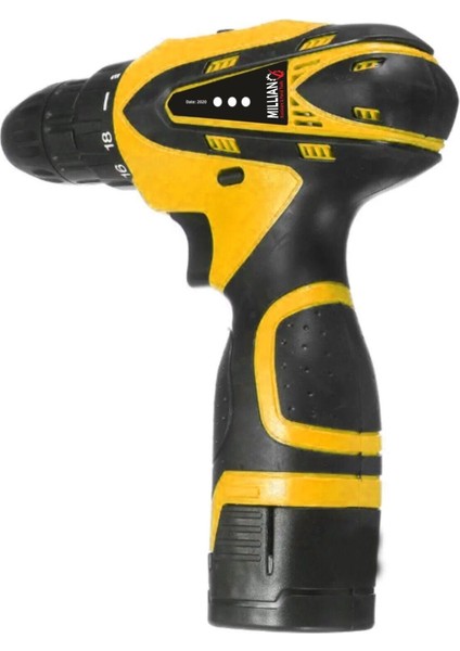 Pro Speed 24 V 4 Ah Metal Şanzuman Çift Akülü Vidalama Armut Şarjlı Matkap