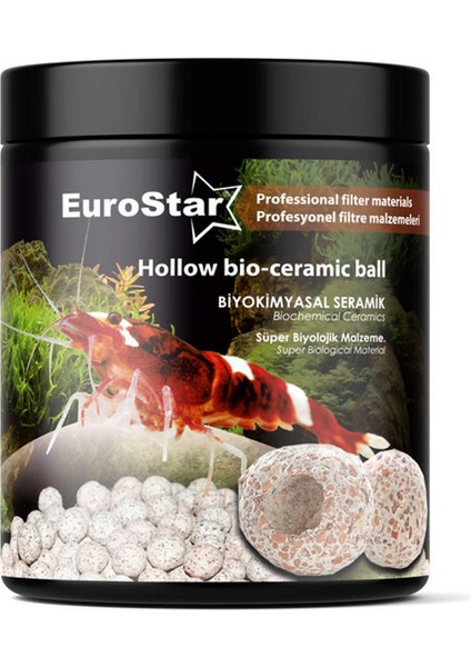 Hollow Bio Balls Biolojik Filtre Malzemesi 1lt 815GR Ynsmr