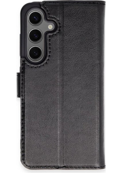 Samsung Galaxy S24 Plus Kılıf Trend S Plus Kapaklı Kılıf - Siyah Ynsmr