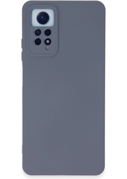 Xiaomi Redmi Note 12 Pro 4g Kılıf Nano Içi Kadife Silikon - Gri Ynsmr