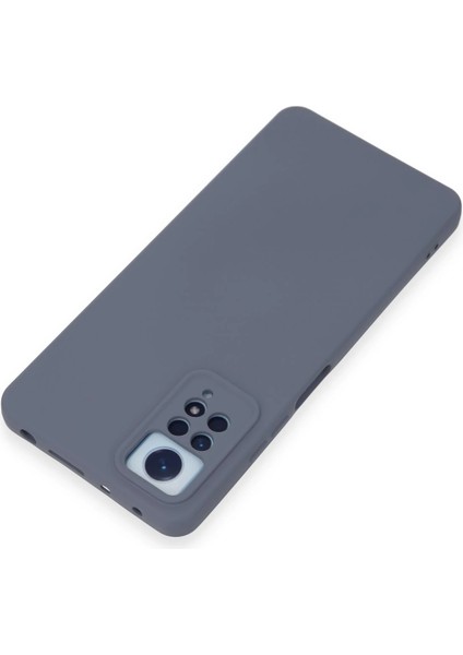 Xiaomi Redmi Note 12 Pro 4g Kılıf Nano Içi Kadife Silikon - Gri Ynsmr