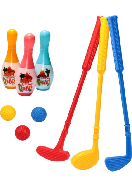 Çocuk Golf Mini Bowling Kı Yaş 3 4 5 6 7 8 Yaş (Yurt Dışından) fiyatları