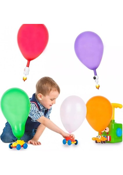 Zizi Çocuklar Için Interaktif Oyuncaklar, Balon Fırlatıcılar, 12 Balon Dahil Hareketli Araçlar (Yurt Dışından)