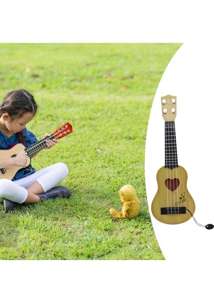 Ukulele Oyuncak 4 Öncesi Eğitici Sarı 38X12.5CM (Yurt Dışından)
