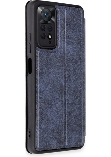 Xiaomi Redmi Note 12 Pro 4g Kılıf Flip Cover - Lacivert Ynsmr
