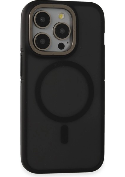 Iphone 14 Pro Max Kılıf Rocky Magsafe Kapak - Siyah Ynsmr