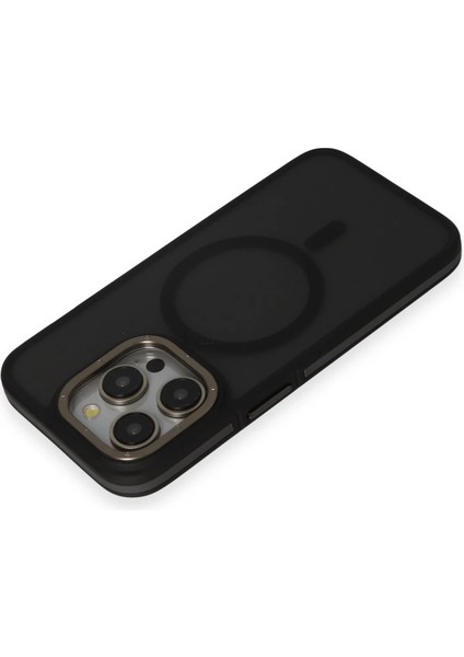 Iphone 14 Pro Max Kılıf Rocky Magsafe Kapak - Siyah Ynsmr