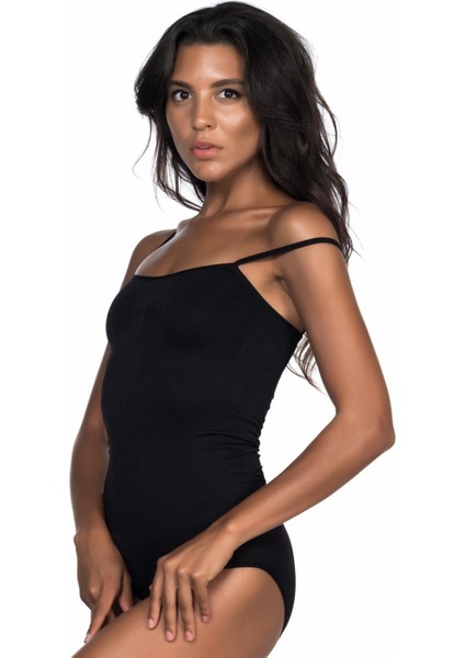 Siyah Mı Emay 1923 Soft Ip Askılı Çıtçıtlı Body