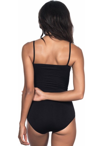 Siyah Mı Emay 1923 Soft Ip Askılı Çıtçıtlı Body