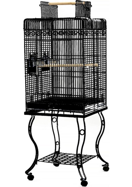 Ayaklı Papağan Kafesi 54X54X134 Ynsmr